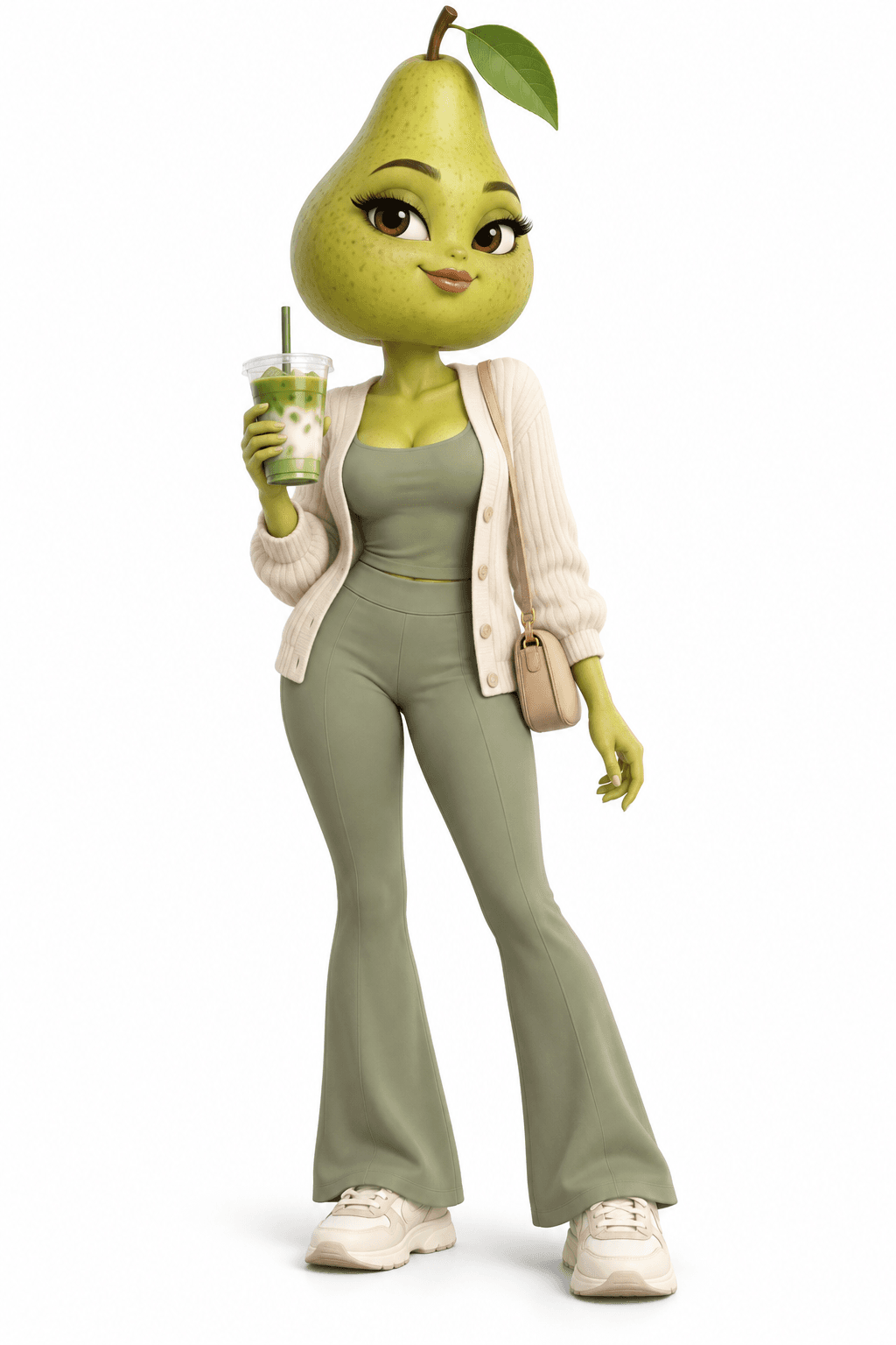 Full-length view of Poire Matcha