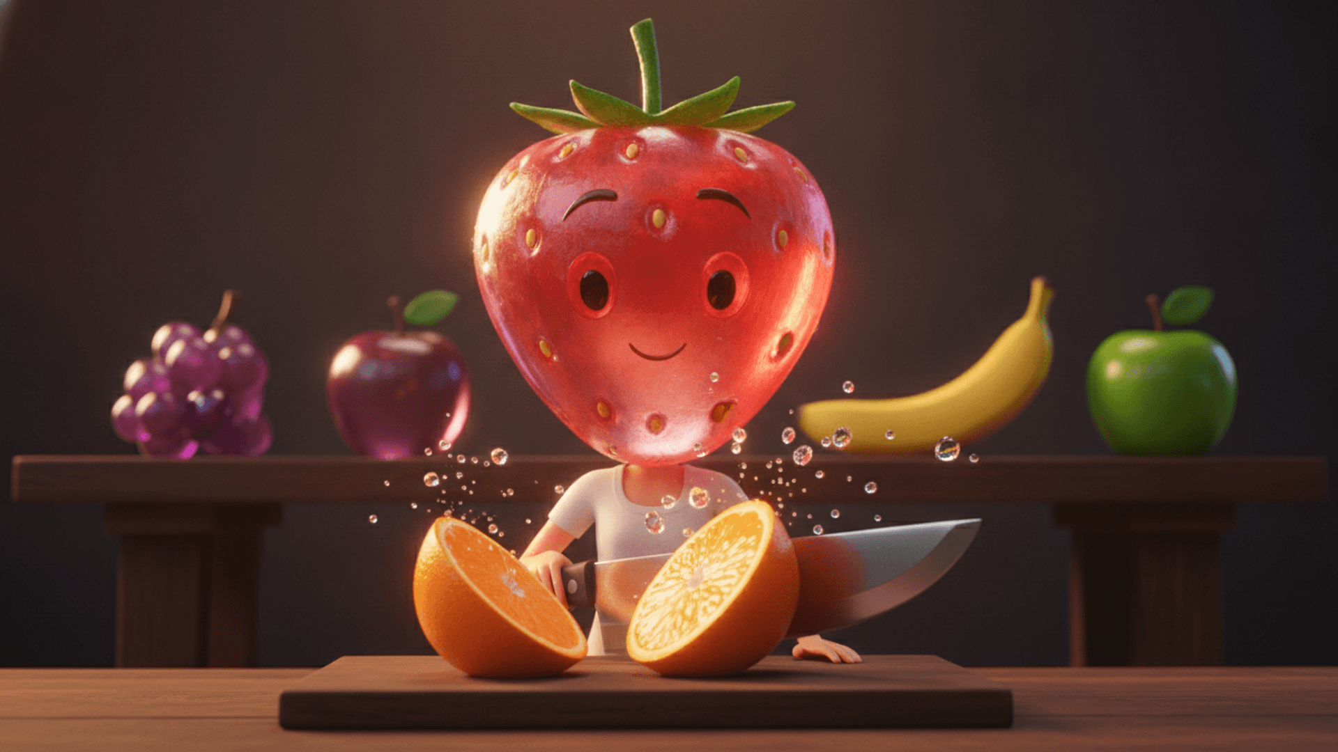 Vidéo ASMR IA : le guide des fruits en verre viraux